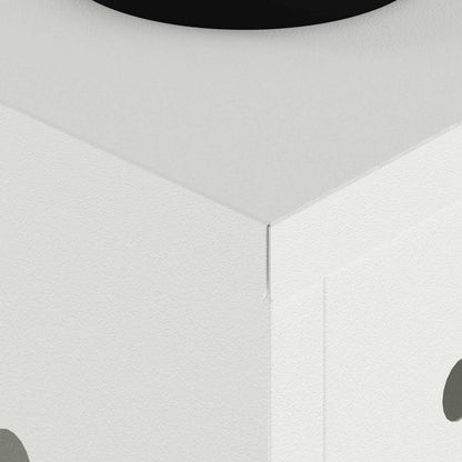 Solar LED Weg Licht 2 pcs Weiß Kalt gewalzter Stahl