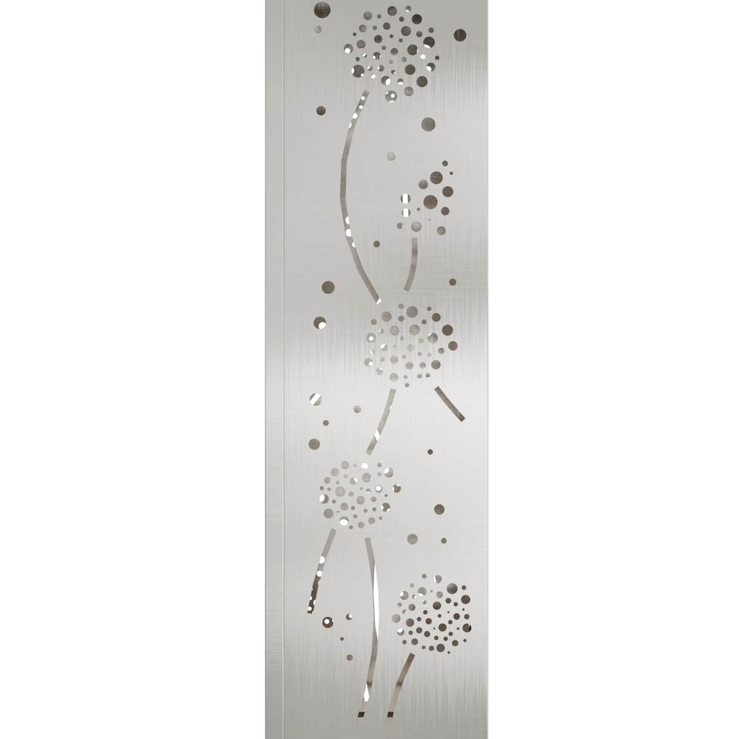 Solar LED Weg Licht 2 pcs Silber Edelstahl