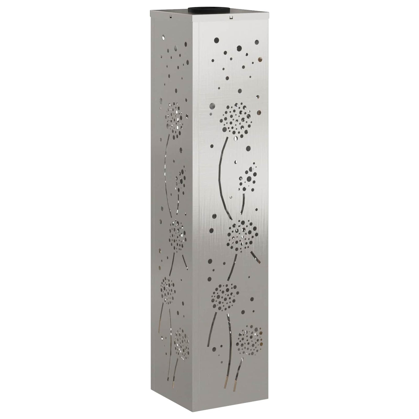 Solar LED Weg Licht 2 pcs Silber Edelstahl