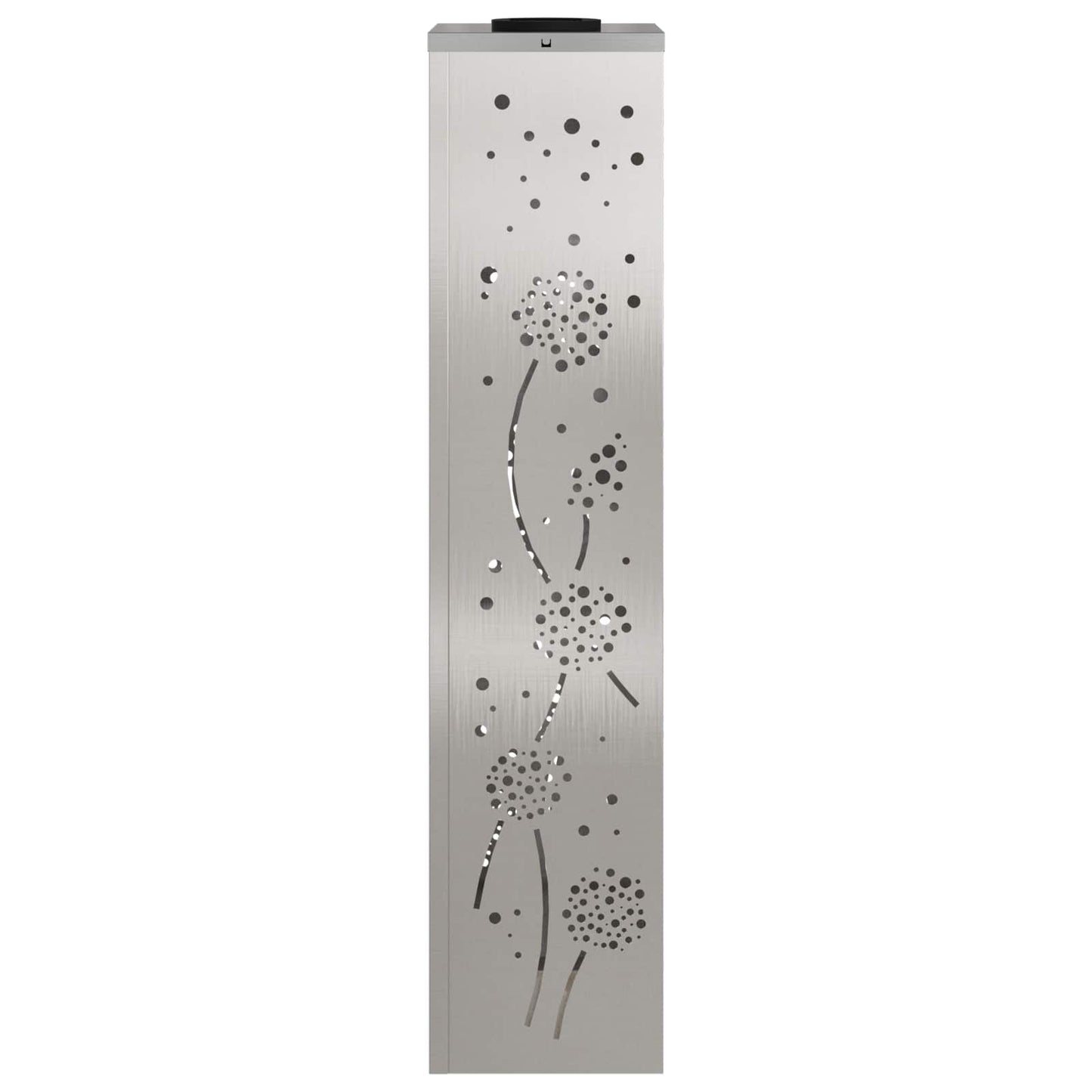 Solar LED Weg Licht 2 pcs Silber Edelstahl