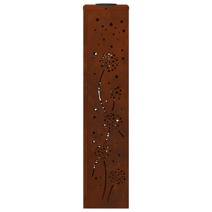 Solar LED Weg Licht 2 pcs Rostig Wetterfeststahl