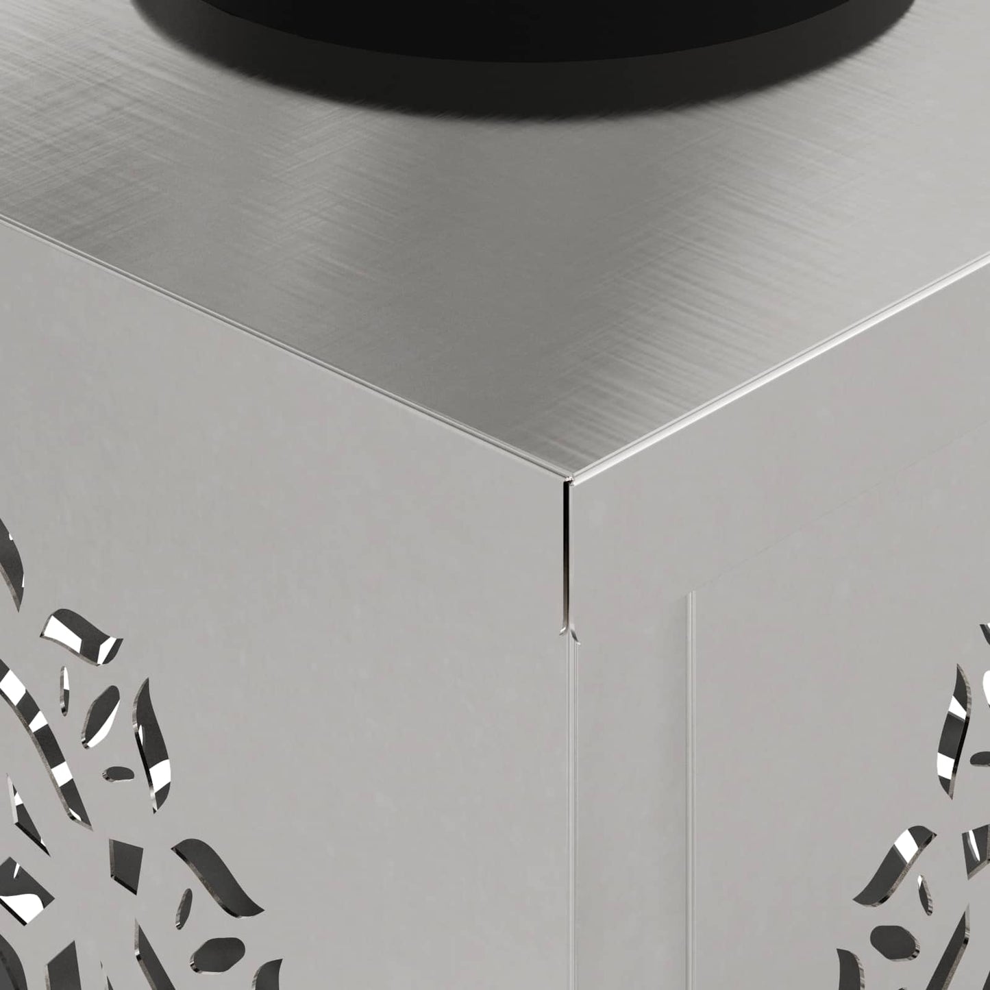 Solar LED Weg Licht 2 pcs Silber Edelstahl