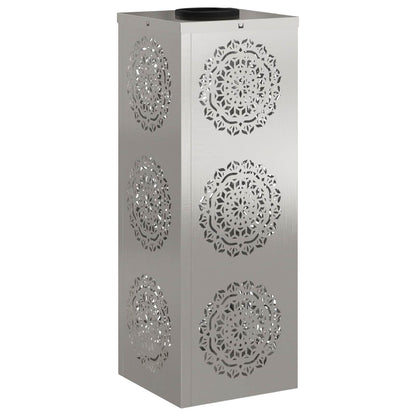 Solar LED Weg Licht 2 pcs Silber Edelstahl