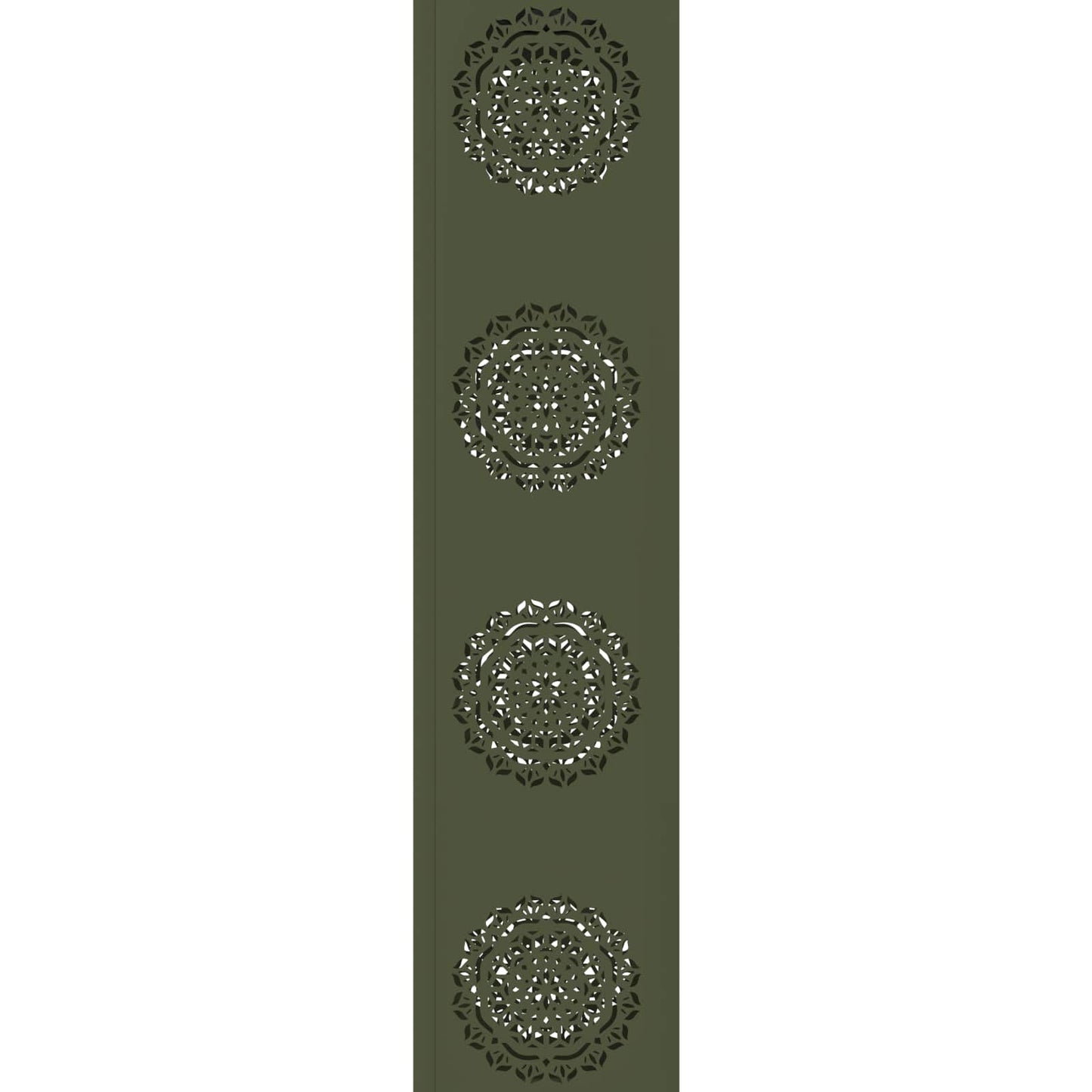 Solar LED Weg Licht 2 pcs Olive Grün Kalt gewalzter Stahl