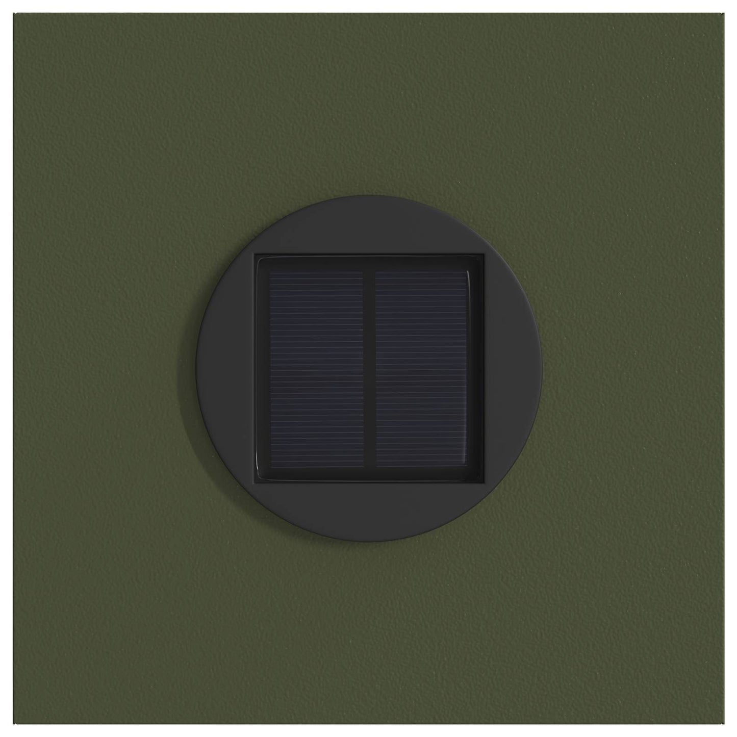 Solar LED Weg Licht 2 pcs Olive Grün Kalt gewalzter Stahl