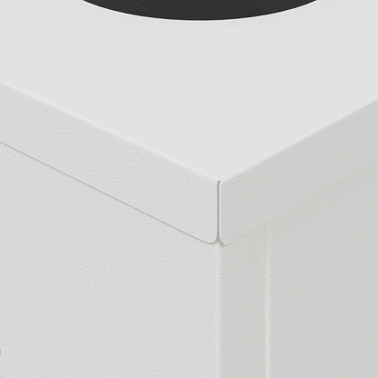 Solar LED Weg Licht 2 pcs Weiß Kalt gewalzter Stahl