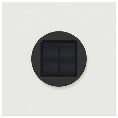 Solar LED Weg Licht 2 pcs Weiß Kalt gewalzter Stahl