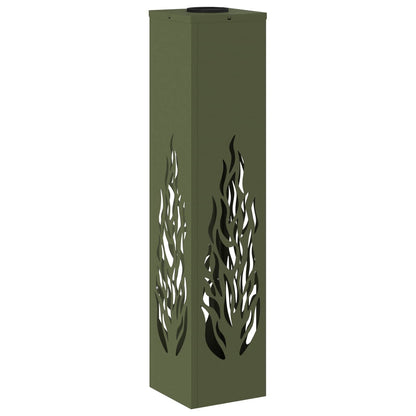 Solar LED Weg Licht 2 pcs Olive Grün Kalt gewalzter Stahl