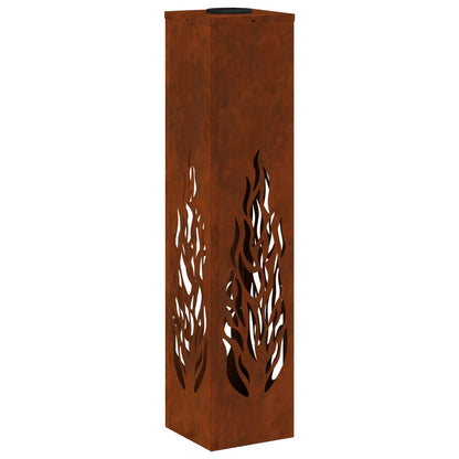 Solar LED Weg Licht 2 pcs Rostig Wetterfeststahl