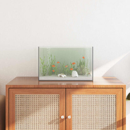 Aquarium mit Speicher Transparent 40 x 25 x 25 cm Glas
