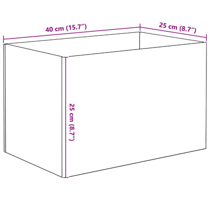 Aquarium mit Speicher Transparent 40 x 25 x 25 cm Glas