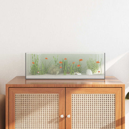 Aquarium mit Speicher Transparent 60 x 20 x 20 cm Glas