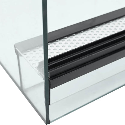 Terrarium mit Speicher Transparent 50 x 30 x 30 cm Glas