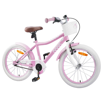 Kinderfahrrad 18 Zoll für 5-7 Jahre alt Hellrosa