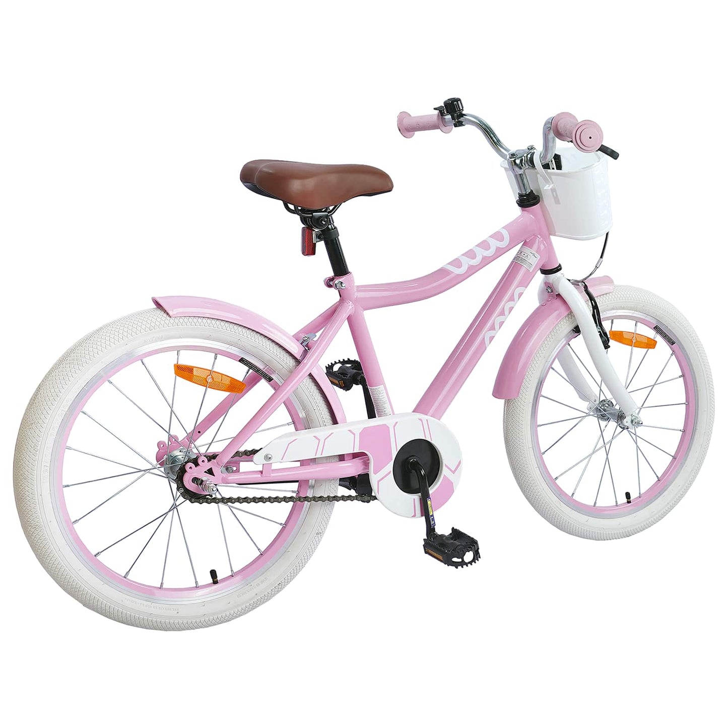 Kinderfahrrad 18 Zoll für 5-7 Jahre alt Hellrosa