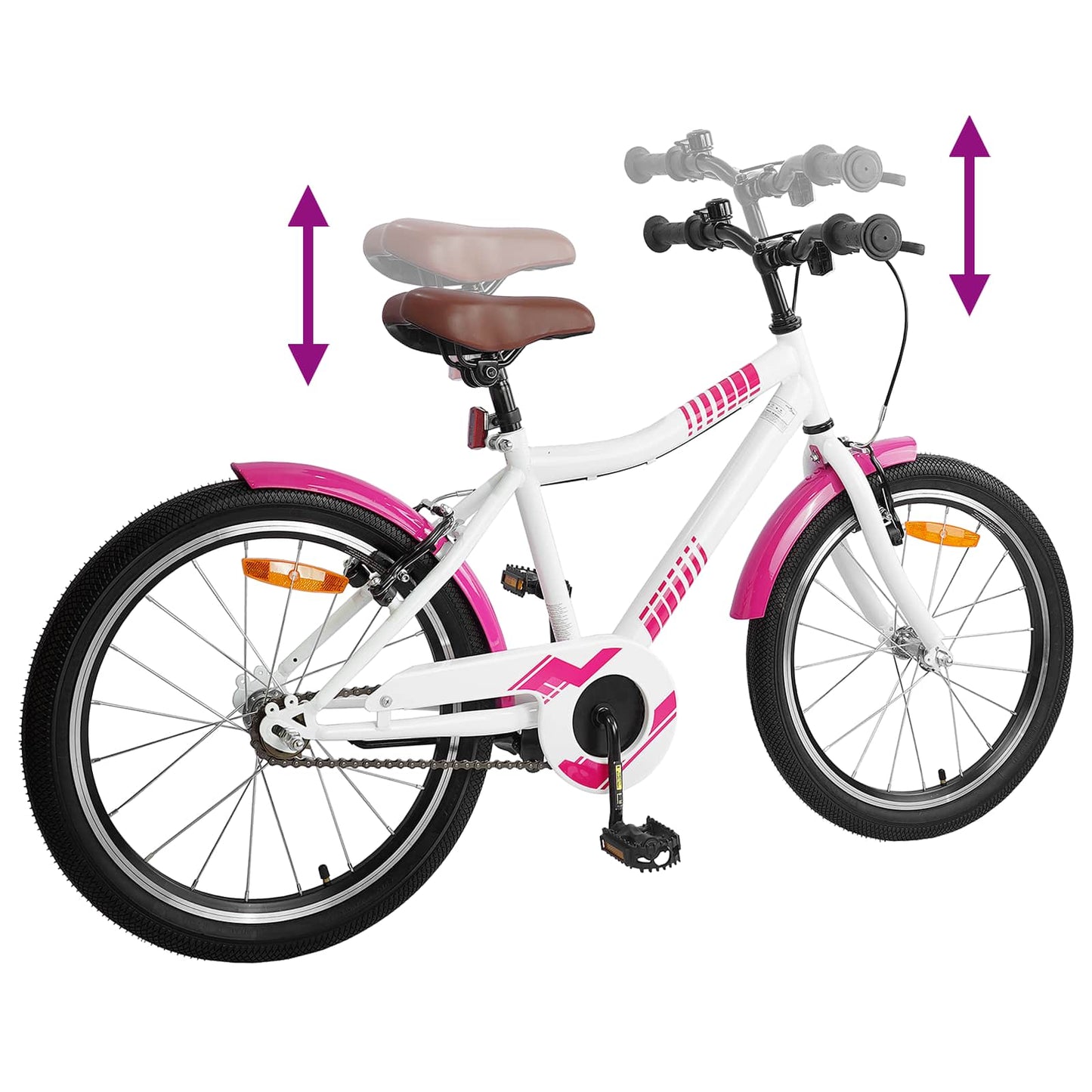 Kinderfahrrad 24 Zoll für 8-12 Jahre alt Rosa