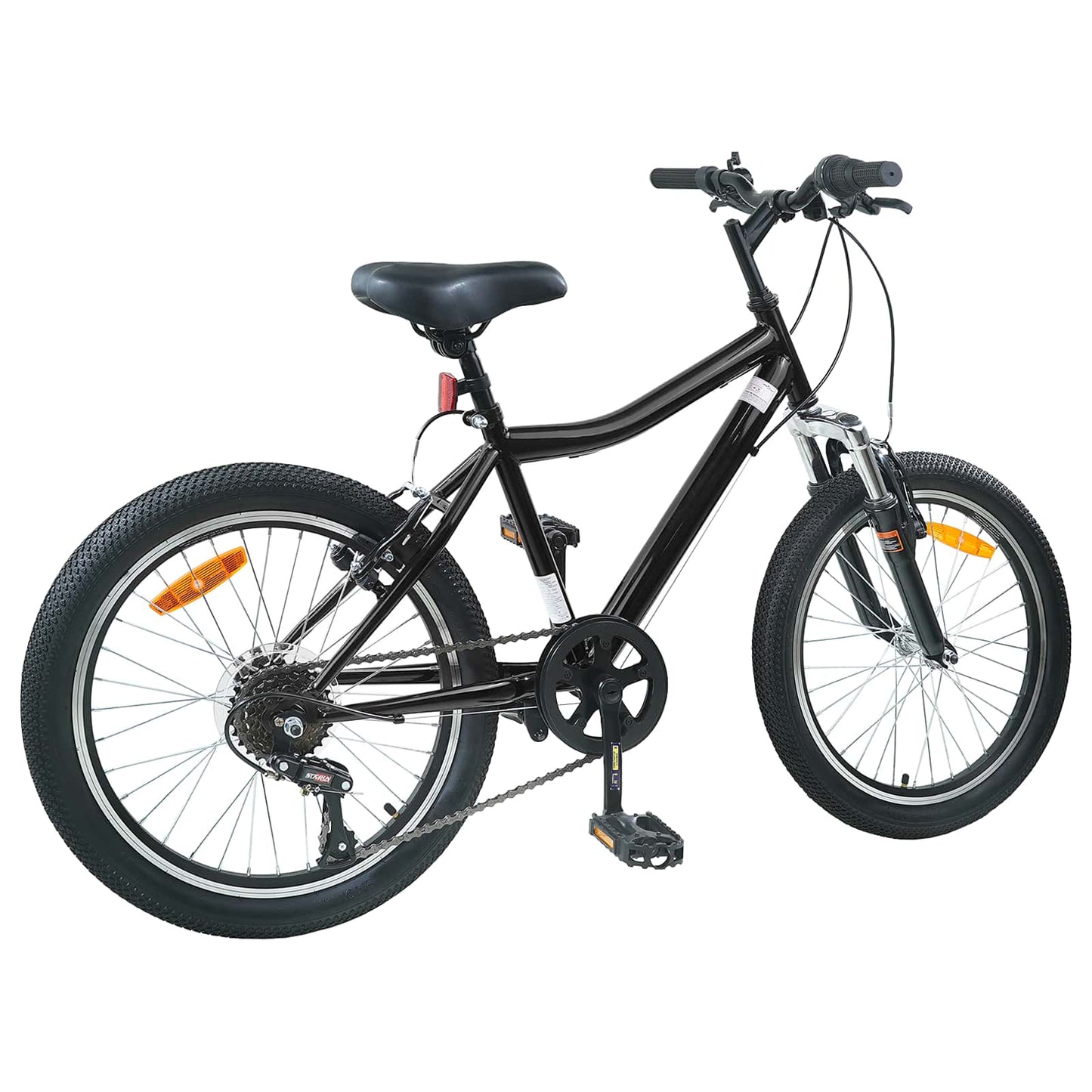 Kinderfahrrad 20 Zoll 6-Speed für 6-11 Jahre alt Schwarz