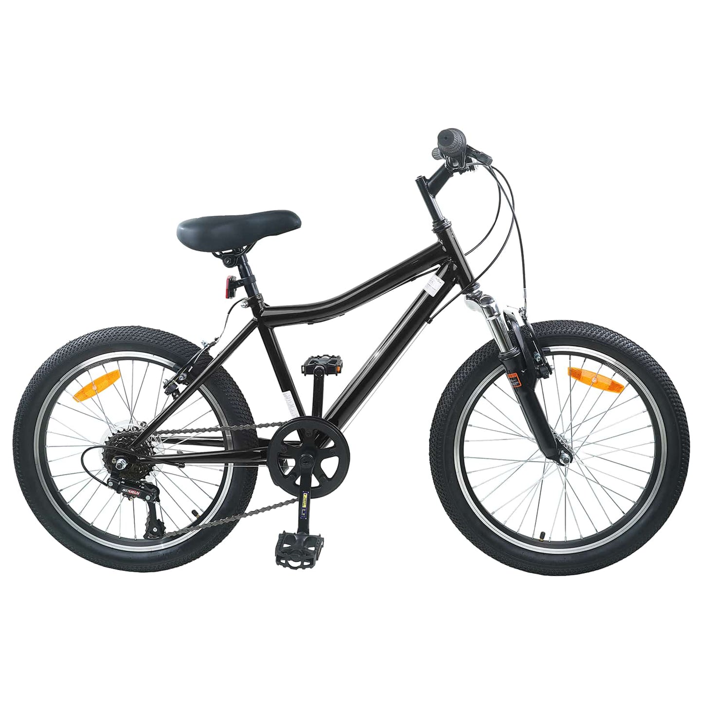 Kinderfahrrad 20 Zoll 6-Speed für 6-11 Jahre alt Schwarz