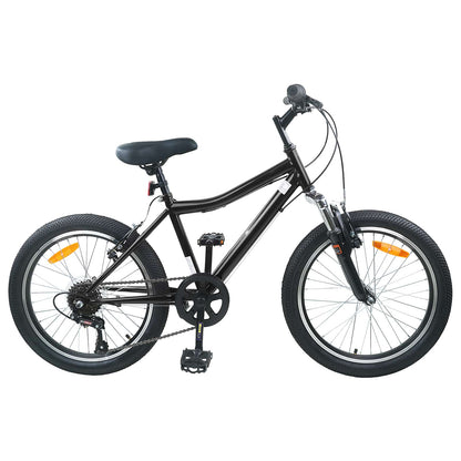 Kinderfahrrad 20 Zoll 6-Speed für 6-11 Jahre alt Schwarz