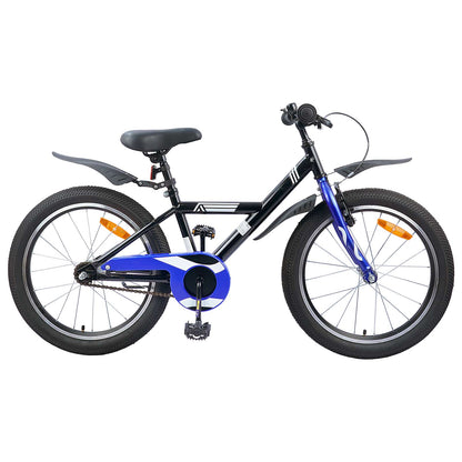 Kinderfahrrad 18 Zoll für 5-7 Jahre alt Schwarz