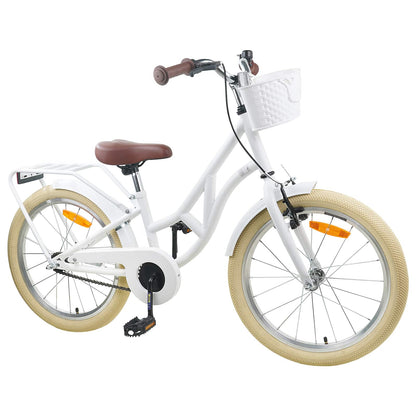 Kinderfahrrad 20 Zoll 6-11 Weiß