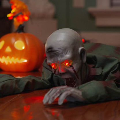 Halloween krabbelnder Zombie Grün 112 x 25,5 x 21,5 cm