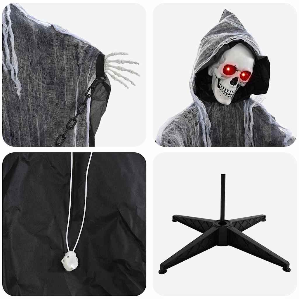 Halloween Grim Reaper Schwarz 60 x 60 x 155 cm Polyester
