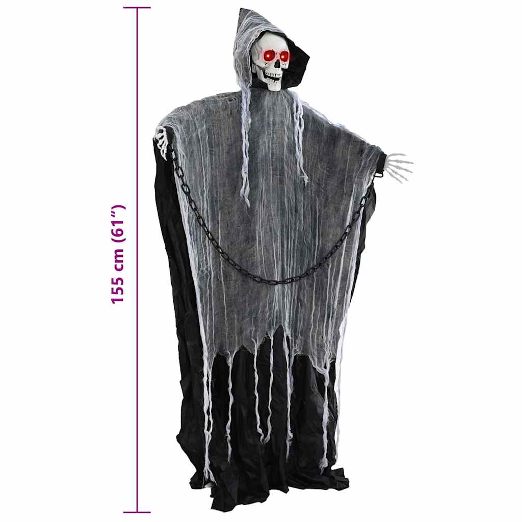 Halloween Grim Reaper Schwarz 60 x 60 x 155 cm Polyester