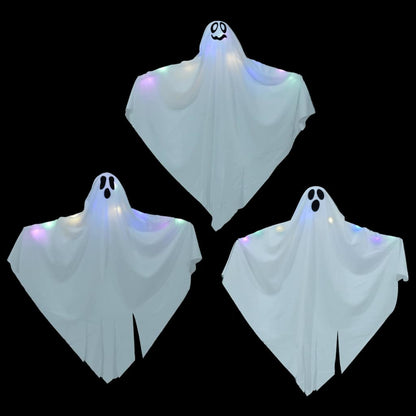 Hängender Halloween Geist 3 pcs Weiß 52 x 62 cm Polyester