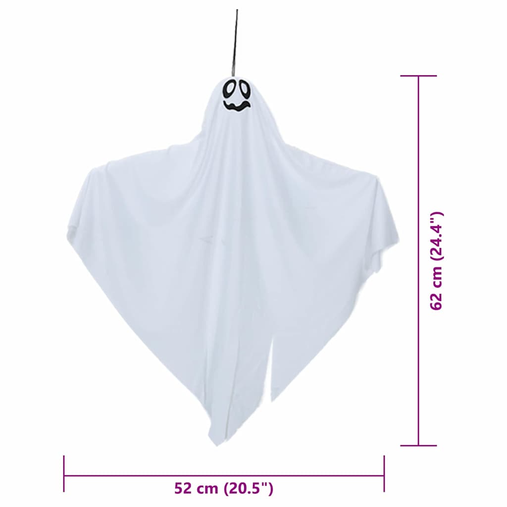 Hängender Halloween Geist 3 pcs Weiß 52 x 62 cm Polyester