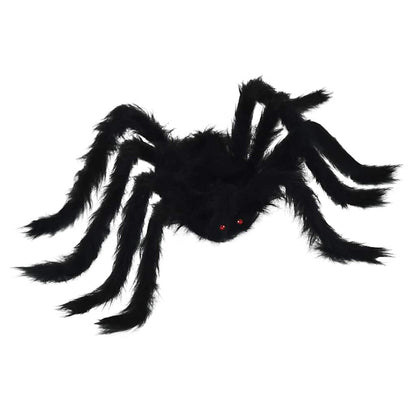 Halloween Spinnen Dekoration 6 pcs Schwarz 75 cm