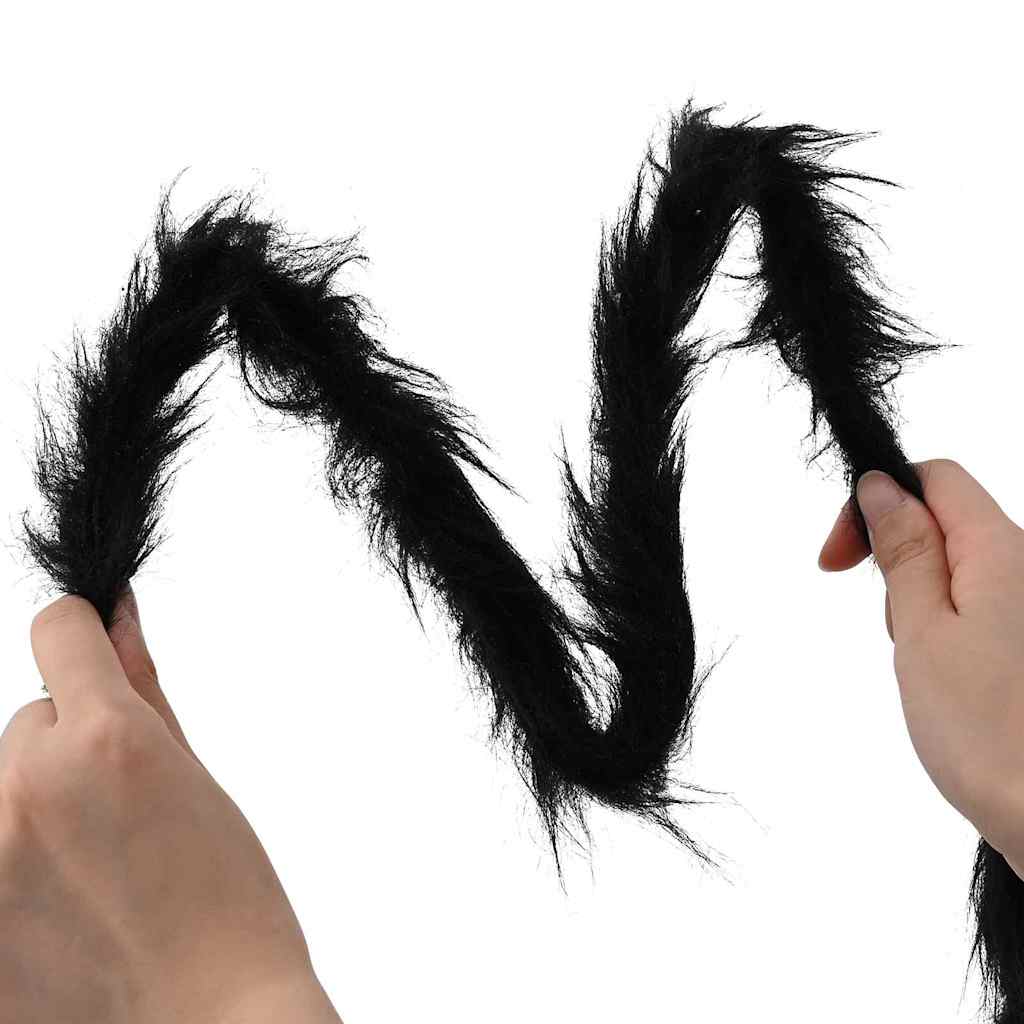 Halloween-Spinnendekoration mit Netzen 4 pcs Schwarz und Weiß