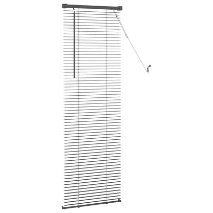vidaXL Venetianer Jalousie Verstellbar Silber Grau 150 x 60 cm PVC