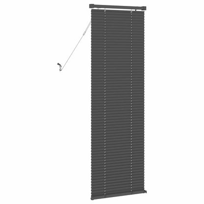 vidaXL Venetianer Jalousie Verstellbar Silber Grau 150 x 60 cm PVC