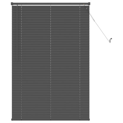 vidaXL Venetianer Jalousie Verstellbar Silber Grau 150 x 90 cm PVC