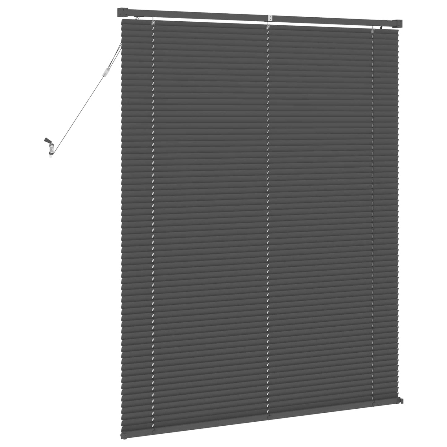 vidaXL Venetianer Jalousie Verstellbar Silber Grau 150 x 120 cm PVC