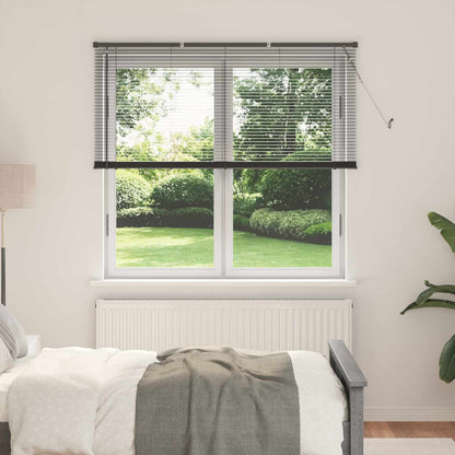 vidaXL Venetianer Jalousie Verstellbar Silber Grau 150 x 130 cm PVC