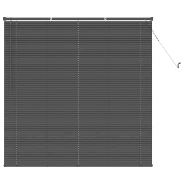 vidaXL Venetianer Jalousie Verstellbar Silber Grau 150 x 140 cm PVC