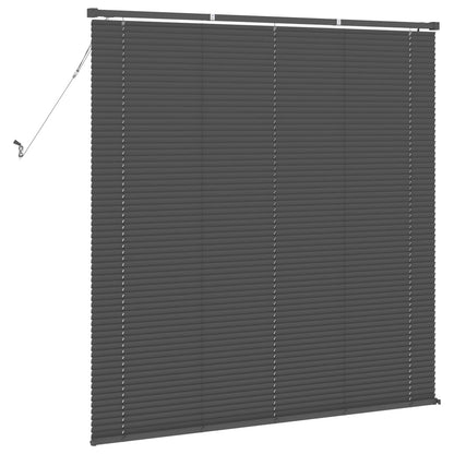 vidaXL Venetianer Jalousie Verstellbar Silber Grau 150 x 150 cm PVC