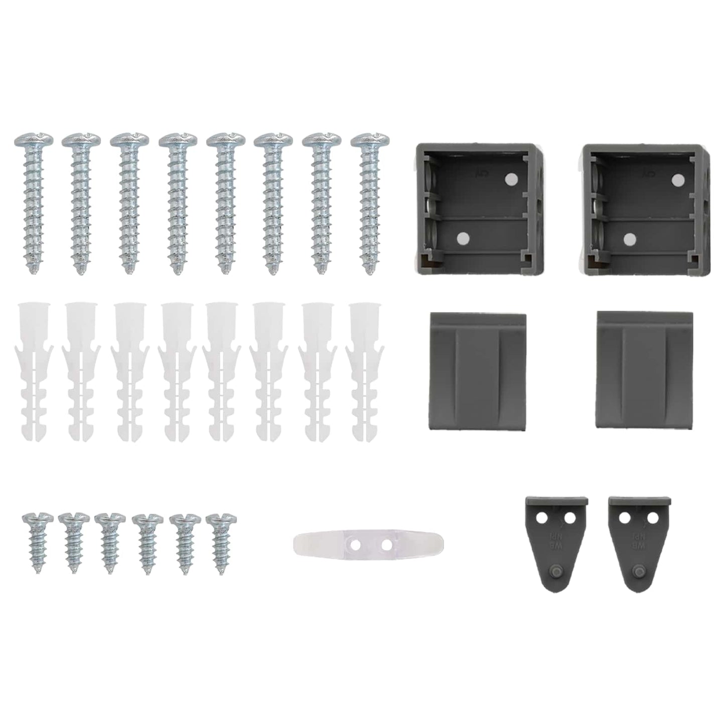 Venetianer Jalousie Verstellbar Silber Grau 213 x 70 cm PVC