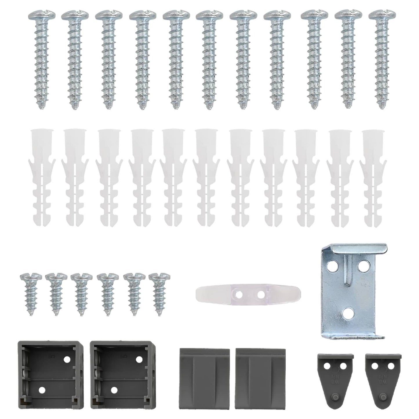 Venetianer Jalousie Verstellbar Silber Grau 213 x 100 cm PVC