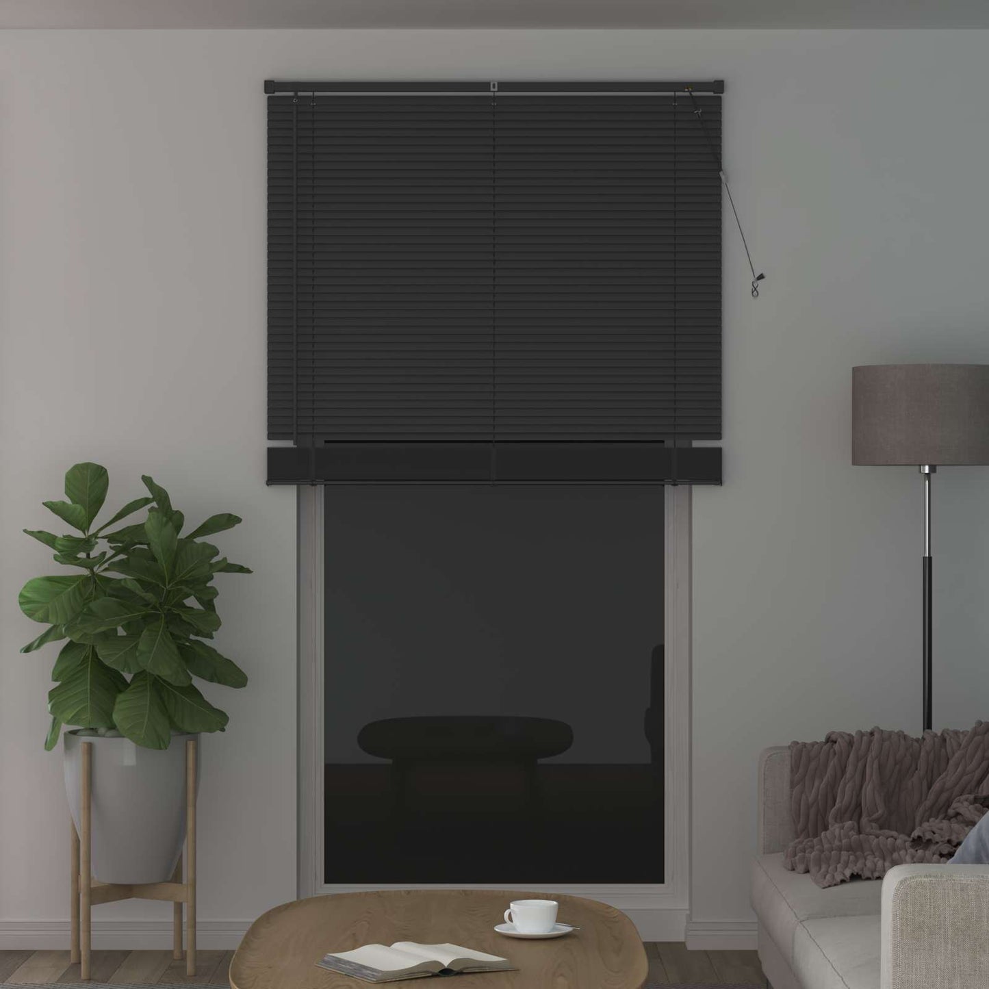 vidaXL Venetianer Jalousie Verstellbar Silber Grau 213 x 120 cm PVC