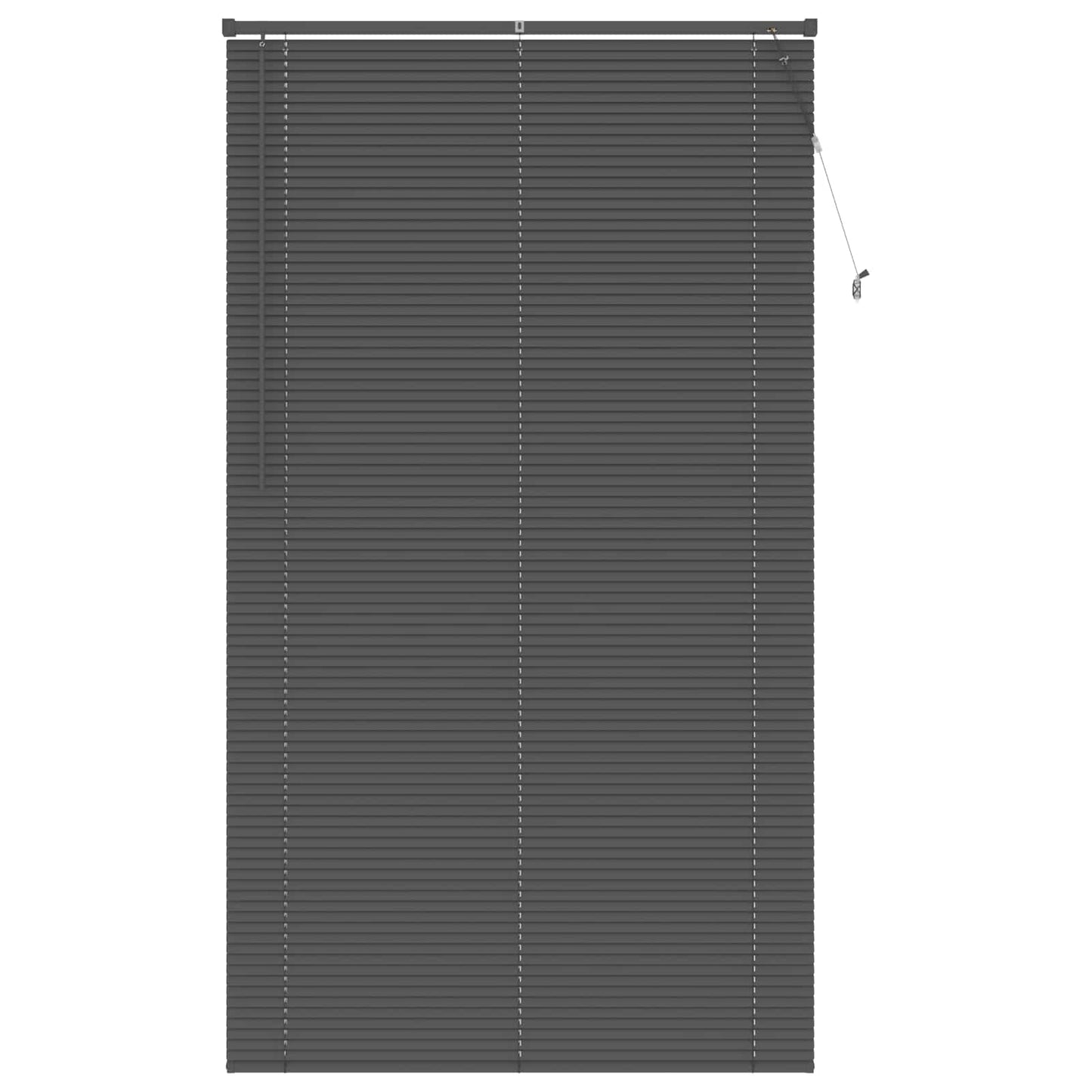 vidaXL Venetianer Jalousie Verstellbar Silber Grau 213 x 120 cm PVC