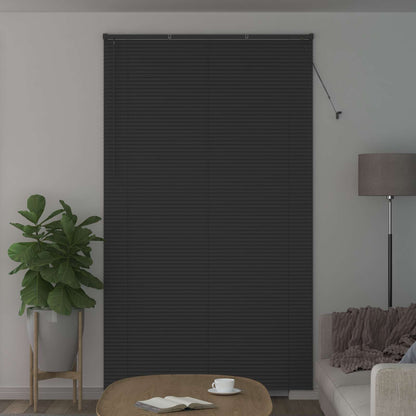vidaXL Venetianer Jalousie Verstellbar Silber Grau 213 x 130 cm PVC