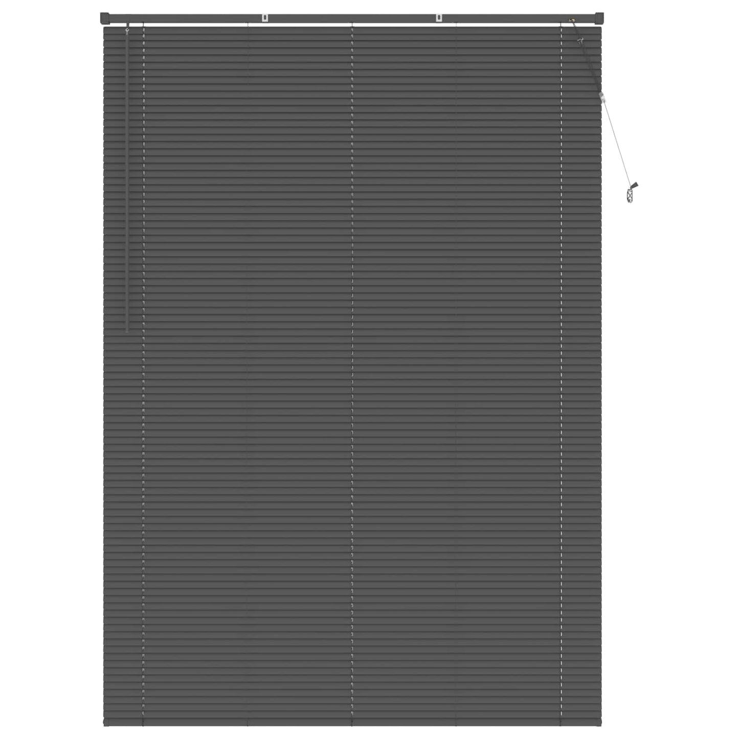 vidaXL Venetianer Jalousie Verstellbar Silber Grau 213 x 140 cm PVC