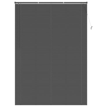 vidaXL Venetianer Jalousie Verstellbar Silber Grau 213 x 150 cm PVC