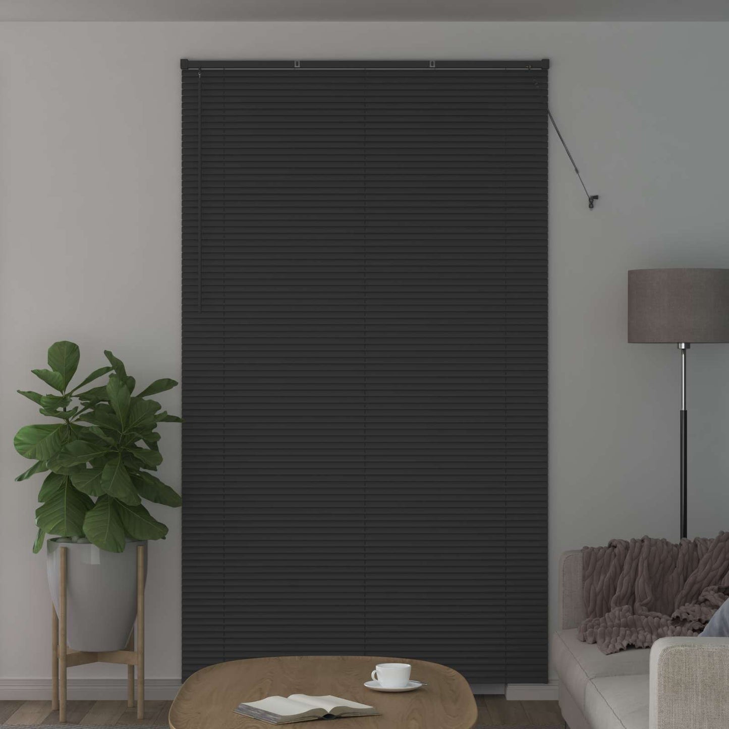 vidaXL Venetianer Jalousie Verstellbar Silber Grau 213 x 160 cm PVC