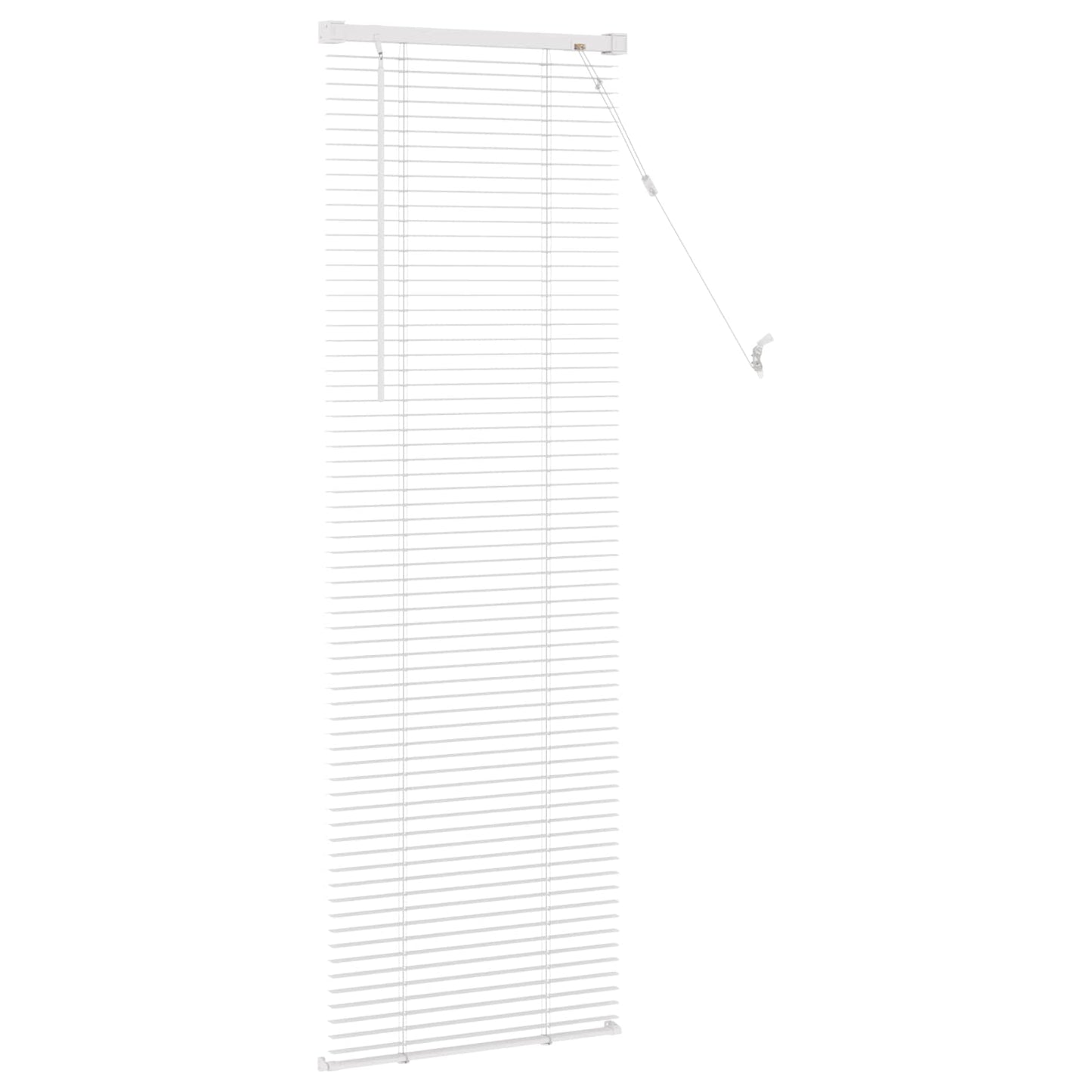 vidaXL Venetianer Jalousie Verstellbar Weiß 150 x 40 cm PVC