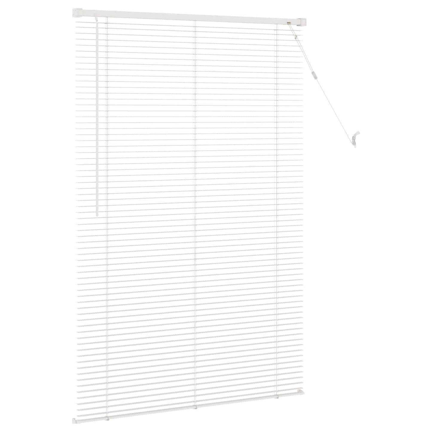 vidaXL Venetianer Jalousie Verstellbar Weiß 150 x 100 cm PVC