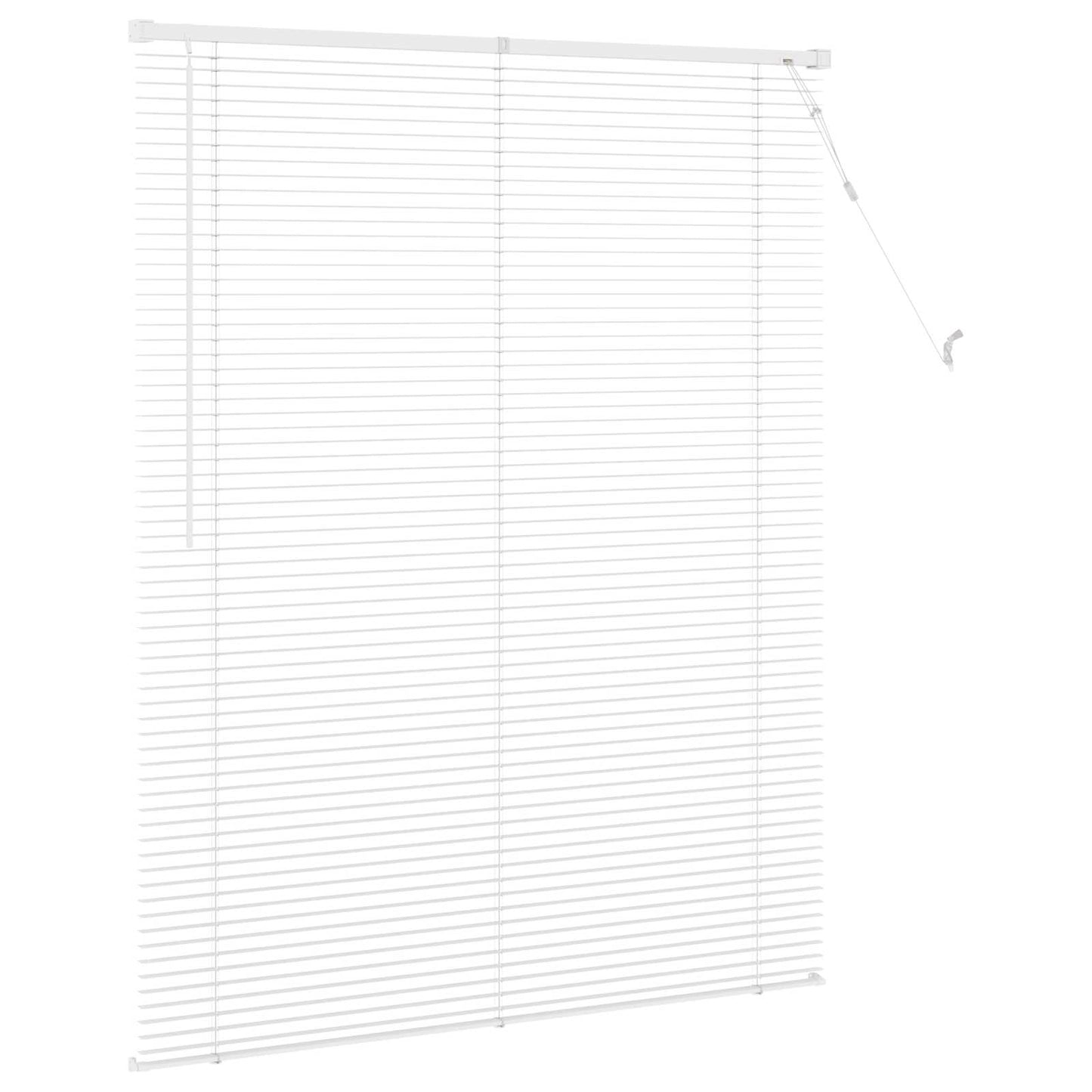 vidaXL Venetianer Jalousie Verstellbar Weiß 150 x 110 cm PVC